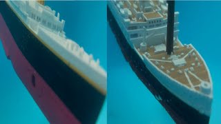 Titanic Model Sinking Caught on Underwater Camera [upl. by Yliak]