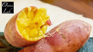 【ねっとり極甘な焼き芋】電子レンジで○○するだけ！オーブン不要の焼き芋の作り方  Japanese Style Sweet Potatoes  Oyatsu Lab [upl. by Ozner572]