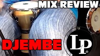 LP LPM196AW Wood Djembe MIX REVIEW [upl. by Aslam]