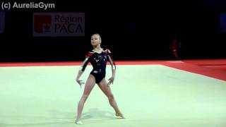 Melnikova Angelina RUS FX Master Massilia 2015 [upl. by Tneicniv]