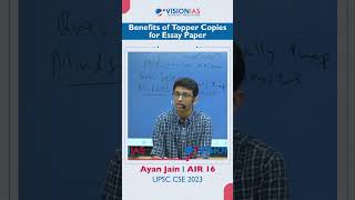 Toppers Tip  Ayan Jain  AIR 16 UPSC CSE 2023  Essay [upl. by Alyosha]