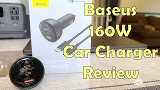 Baseus 160W Car Charger Review [upl. by Ellehcsar]