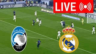 🔴LIVE  Atalanta vs Real Madrid uefa Champions league  202425 Full Match Live Streaming [upl. by Okihsoy]