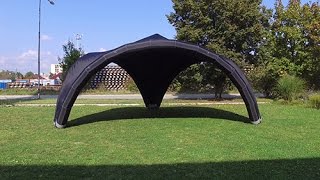 AXION  TRIPOD  installation  triangular inflatable shade [upl. by Kimberly]