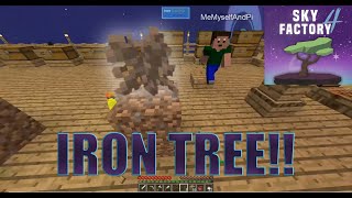 WE MAKE IRON TREE SkyFactory 4  8 [upl. by Johnston]