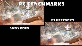 Andyroid vs Bluestacks  PC Benchmarks [upl. by Desiri]