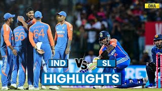 India Vs Sri Lanka Highlights 2nd T20 India Beat Sri Lanka By 8 Wickets I Suryakumar I IND Vs SL [upl. by Abeu]