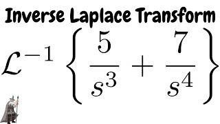 Find the Inverse Laplace Transform of 5s3  7s4 [upl. by Ffirahs]