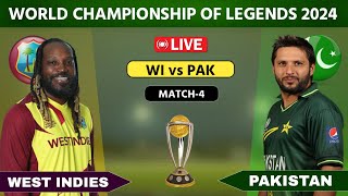 Live Pakistan Champions vs West Indies Champions  PAKC vs WIC Live  World Legends Championship [upl. by Stilwell]