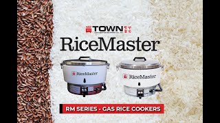 Town Food Service Equipment  RM55 RM50 Gas Rice Cooker [upl. by Dominik]