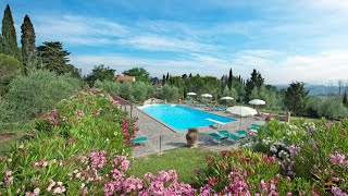 AGRITURISMO CANALE  Villas in Peccioli Pisa Tuscany [upl. by Anua]