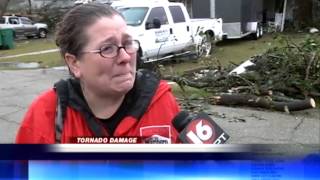 Petal homes damaged by tornado [upl. by Rybma]