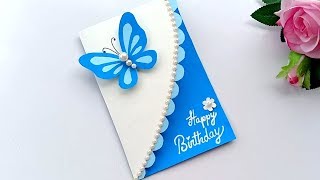 Beautiful Handmade Birthday cardBirthday card idea [upl. by Azpurua]