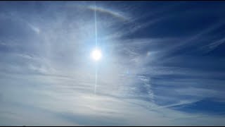 Sky Wonders LongLasting Parhelic Circle and Tangent Arc Phenomena [upl. by Philbrook]