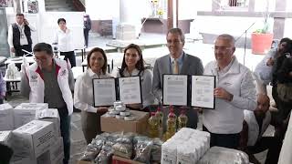 Firma de convenio entre SEDIF y DIF Puebla Capital sobre programas alimentarios [upl. by Essirehc]