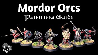 How to Paint Mordor Orcs  Middle Earth Strategy Battle Game [upl. by Treblih423]