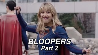 Supergirl Season 5 Bloopers Part 2 rus sub [upl. by Ttegirb]