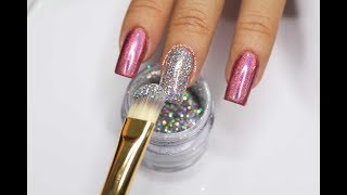 Clase 17 Como hacer Uñas Holograficas y Chromo ♥ Deko Uñas  Holographic and Chromo Nails [upl. by Deden]