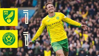 HIGHLIGHTS  Norwich City 11 Sheffield United [upl. by Ahseikal565]