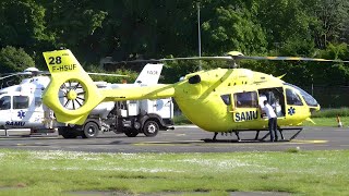 NEW Airbus Helicopters H145 D3 Startup amp Takeoff [upl. by Nerin]