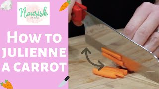 How to Cook How to Julienne Carrots [upl. by Urbas]