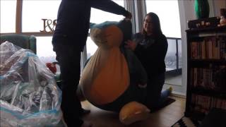 Snorlax Bean Bag Chair Unboxing [upl. by Anai]