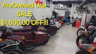 PreOwned Ural Sidecar Motorcycle Sale Space needed for New 2025 Ural Sidecar Models [upl. by Anaid]