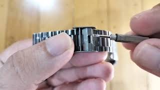 How to adjust Casio watch strap [upl. by Bigner280]