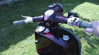 Lambretta 400cc Scooter with V4 Honda VFR engine [upl. by Kristo]