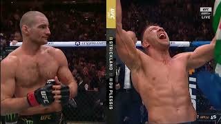 Sean Strickland vs Dricus du Plessis  FullFight Highlights UFC 297 [upl. by Odnumyer]