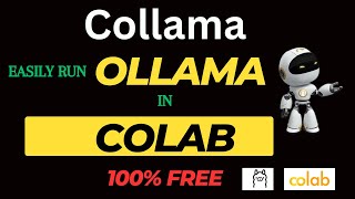 Collama  Run ANY Ollama model directly in GOOGLE COLAB for FREE ai llm [upl. by Sherry]