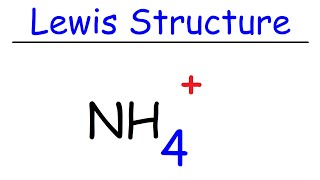 NH4 Lewis Structure  Ammonium Ion [upl. by Rafaello521]