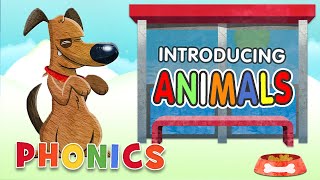 BacktoSchool  Three Letter Words  Animals  Learn to Read  Alphablocks [upl. by Gerry]