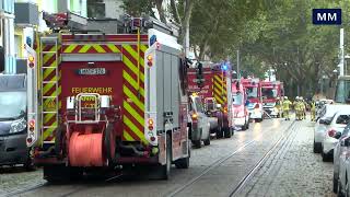 Brand in Altenheim in Mannheim Eine Person tot geborgen [upl. by Ahsetel2]