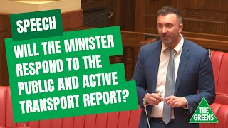 When will the Transport Minister respond to the Public amp Active Transport Inquiry Report [upl. by Kathryne]