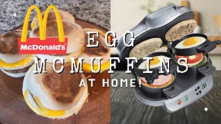 Egg McMuffins Made Simple At Home [upl. by Ulund818]