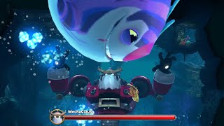 NEW GIANT MONSTER CLOWNCY SHARK VS MECHA CLAUS BOSS  Hungry Shark World [upl. by Nela236]