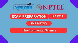 Environmental Science Part 1  NPTEL Exam Series 2024  MYSWAYAM nptel2024 nptel myswayam [upl. by Myke]