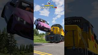 Extreme Overtaking PART 42  RAILROAD CROSSING beamngdrive beamng beamngcrashes car cars [upl. by Arahsat563]