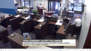 Bank robbery caught on camera [upl. by Talyah]