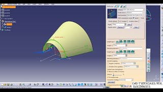 All 21 Types of Sweep surface commands In CATIA I Generative shape Design  Updated Video Tutorial [upl. by Lellih585]