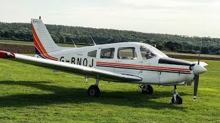 PA28  VFR Flight Vlog  Blackpool To Wellesbourne  ATC Audio [upl. by Concordia]