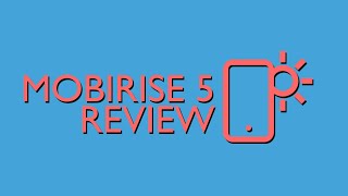 Mobirise 5 Review Intro [upl. by Malchus]