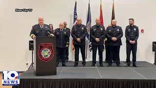 Danville Police officers recognized at promotional ceremony [upl. by Shelah916]