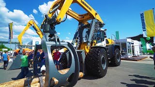 Ligna Holzmesse 2017 Forstmaschinen Sägewerke und CNCFräsen [upl. by Dnumsed426]