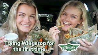 Our First Time Trying Wingstop amp Your Suggestions [upl. by Aima261]