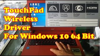 Driver Touchpad And WIFI Wireless Acer Aspire ES 14 Windows 10 64 Bit [upl. by Suiremed]