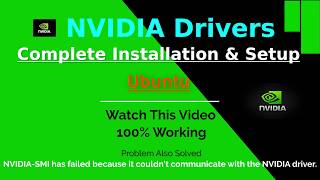 Install Nvidia Driver Ubuntu 2004  Linux  Complete Installation amp Setup  100 Working [upl. by Keri]