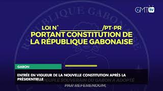 Reportage Gabon  entrée en vigueur de la nouvelle Constitution après la présidentielle [upl. by Mendy]