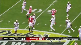 Wisconsin OLOffense vs Wake Forest Defense 2020 [upl. by Macdonald735]